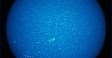 Imagen del Sol tomada en la línea de emisión Calcio-K