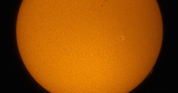 Imagen del Sol tomada el 16 de mayo de 2017