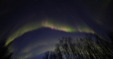 Auroras boreales desde Alaska, Estados Unidos