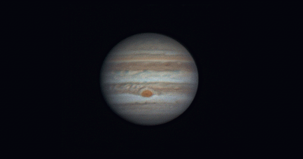 Imagen de Júpiter tomada el 20 de mayo de 2017 (California)
