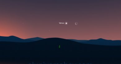 La conjunción de la Luna y Venus será visible antes del amanecer del lunes, 22 de mayo