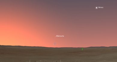 La conjunción de la Luna y Mercurio se podrá ver antes de la salida del Sol el miércoles, 24 de mayo