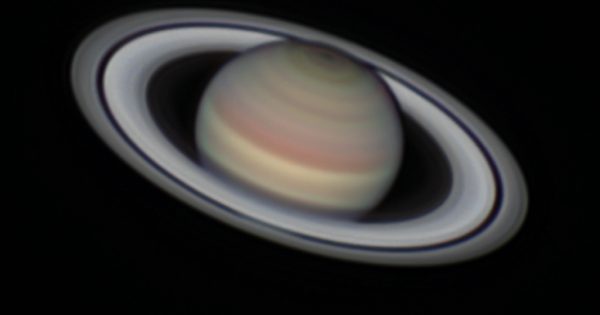 Imagen de Saturno tomada el 27 de mayo de 2017