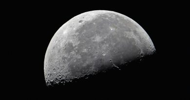 La Luna desde Konz, Alemania