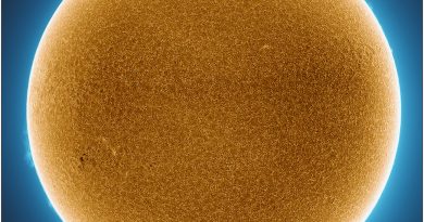 Imagen del Sol tomada el 13 de junio de 2017