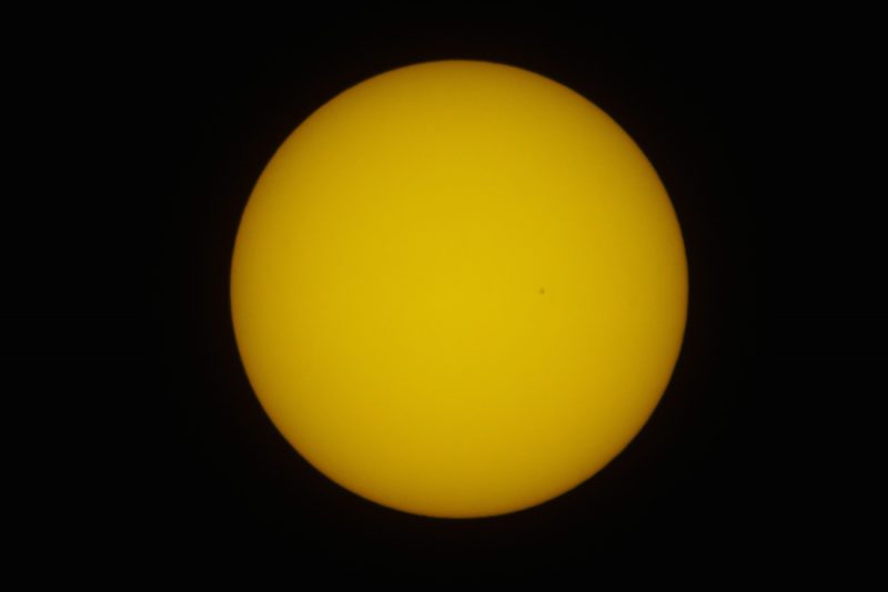 Imagen del Sol tomada desde Oklahoma, Estados Unidos