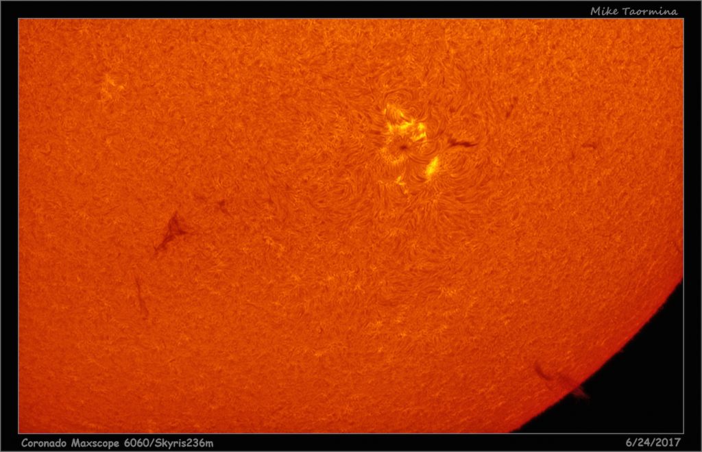 Imagen de la región activa 2664 (24-junio-2017)