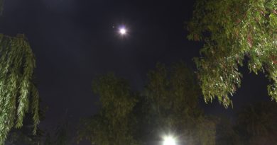 La Luna y Júpiter desde San Felipe, Chile