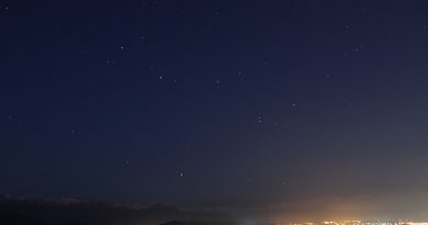 Imagen de la constelación de Escorpio desde San Felipe, Chile