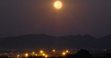 La Luna desde Chikanga, Zimbabue