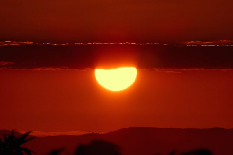 La salida del Sol desde Mutare, Zimbabue