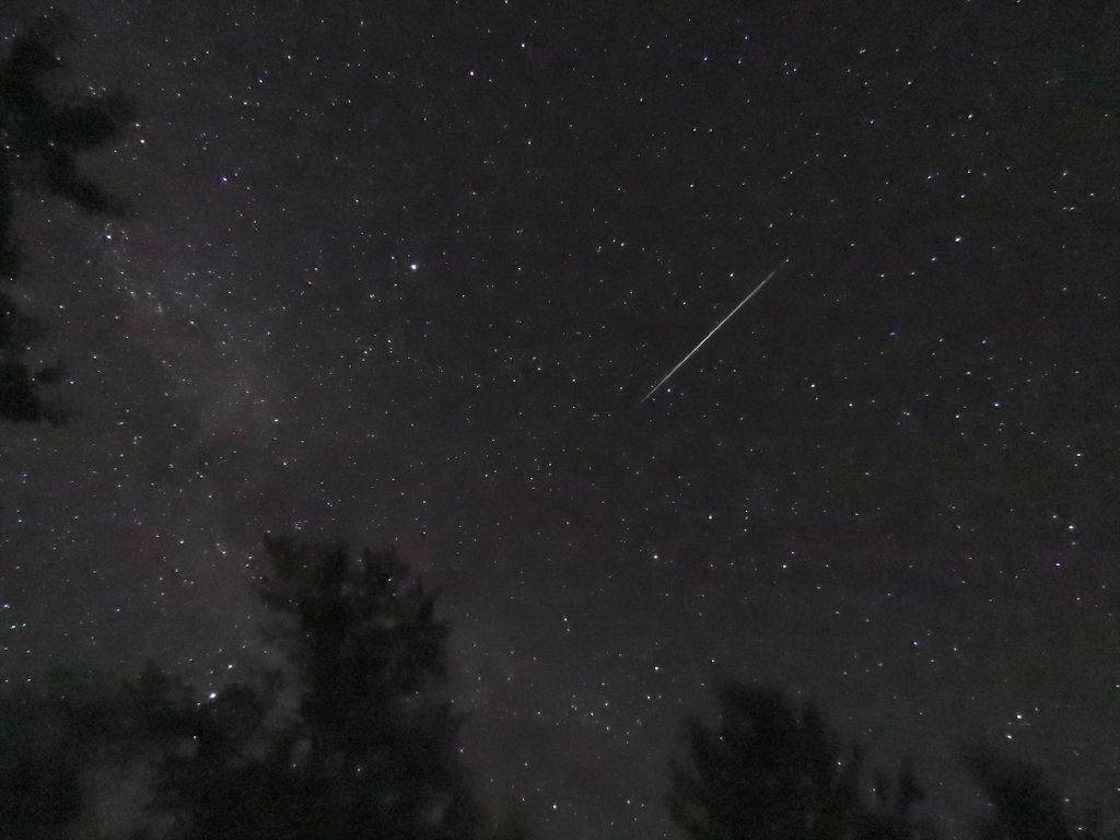 Imagen de un meteoro desde Washington, Estados Unidos