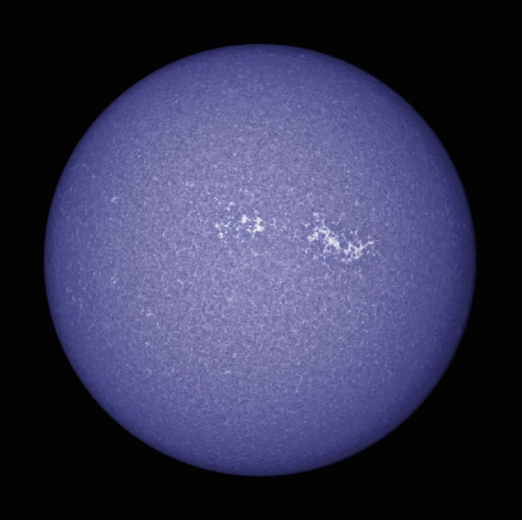 Imagen del Sol tomada en Calcio-K