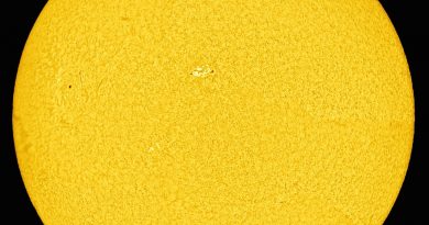 Imagen del Sol y las regiones activas 2662 y 2663