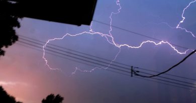 Tormenta eléctrica desde Ontario, Canadá