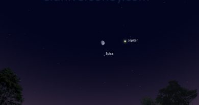 Esta noche se podrá ver la conjunción de la Luna y Spica