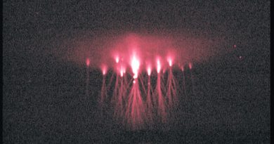 Espectros rojos captados en Nýdek, República Checa