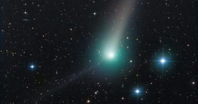 Foto del Cometa C/2015 V2 (Johnson) tomada desde Austria