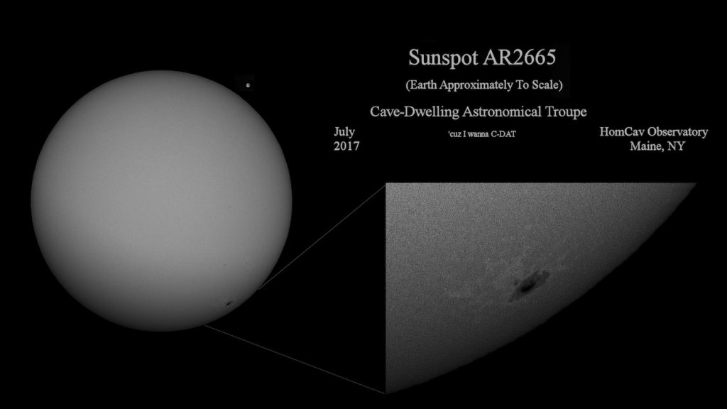 Imagen de la región activa 2665 (17-julio)