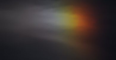 Nubes iridiscentes desde Montana, Estados Unidos