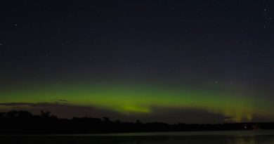Auroras boreales desde Minnesota, Estados Unidos
