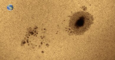 Imagen de las manchas solares de la región activa 2665 (12-julio)