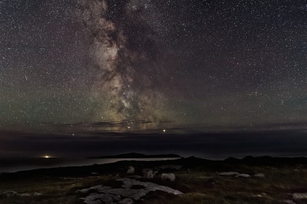 La Vía Láctea desde Galway, Irlanda