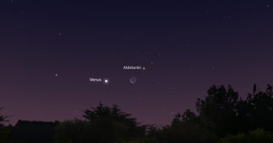 La conjunción de la Luna, Venus y Aldebarán será visible antes del amanecer del 20 de julio