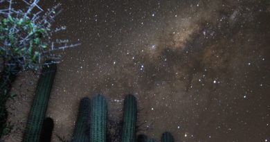 La Vía Láctea desde San Felipe, Chile