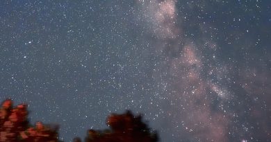 La Vía Láctea desde la isla de Pag (Croacia)