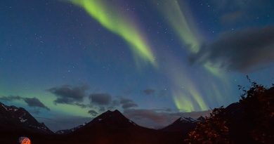 Auroras boreales desde Tromsø, Noruega