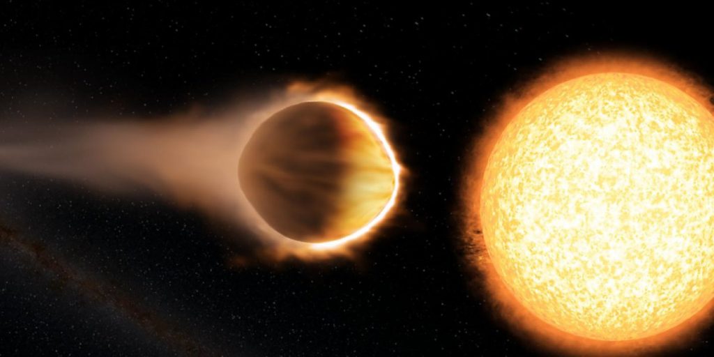 La ardiente estratosfera de un exoplaneta gigante