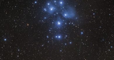 El cúmulo abierto de las Pléyades y el Cometa C/2015 ER61