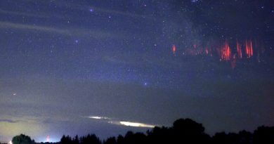 Espectros rojos desde Fürstenfeldbruck, Alemania