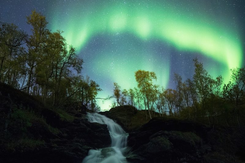 Auroras boreales desde Troms, Noruega