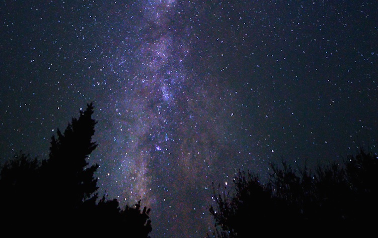 La Vía Láctea desde Carolina del Norte, Estados Unidos