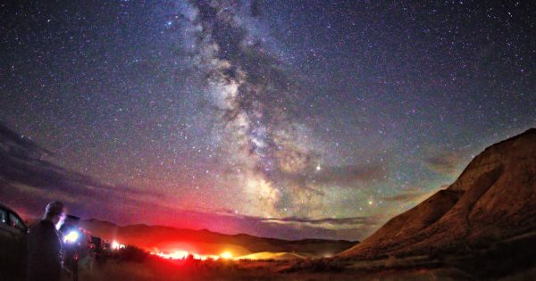 La Vía Láctea desde Oregón, Estados Unidos