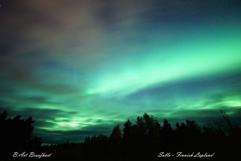 Auroras boreales desde la Laponia finlandesa
