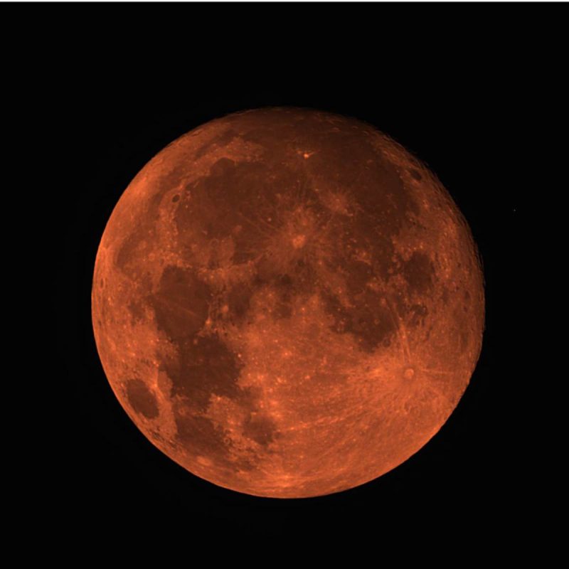 La Luna desde Washington, Estados Unidos