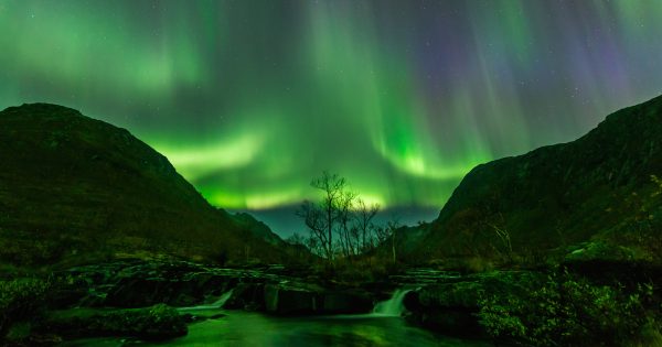 Auroras boreales desde Tromsø, Noruega