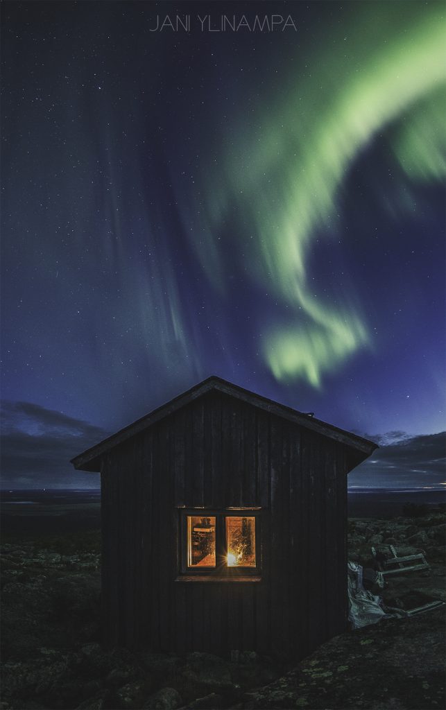 Auroras boreales desde Pyhä-Nattanen, Finlandia