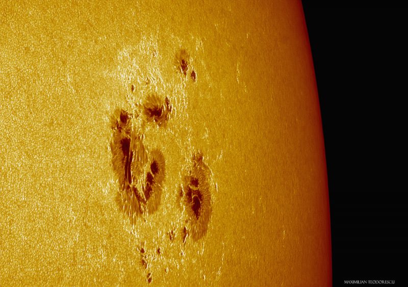 Imagen de la región activa 2673 (H-alfa)