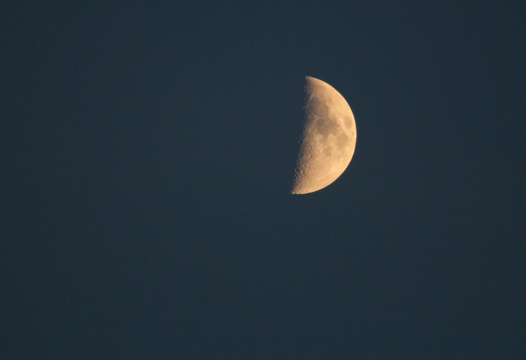 La Luna desde Arenys de Munt, Barcelona