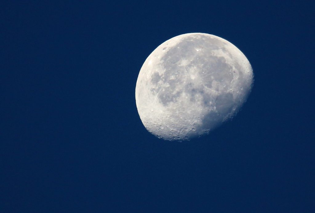 La Luna desde Arenys de Munt, Barcelona