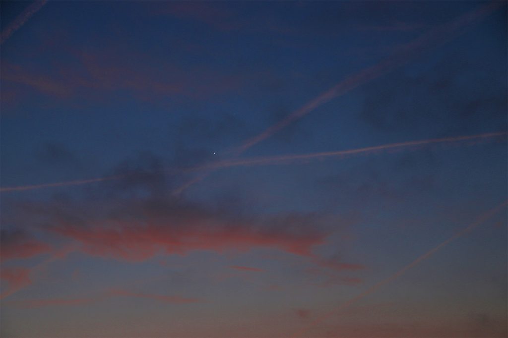 Venus al amanecer en Arenys de Munt (Barcelona)