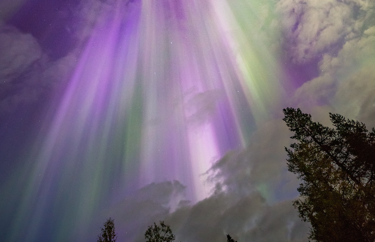 Auroras boreales desde Sodankylä, Finlandia