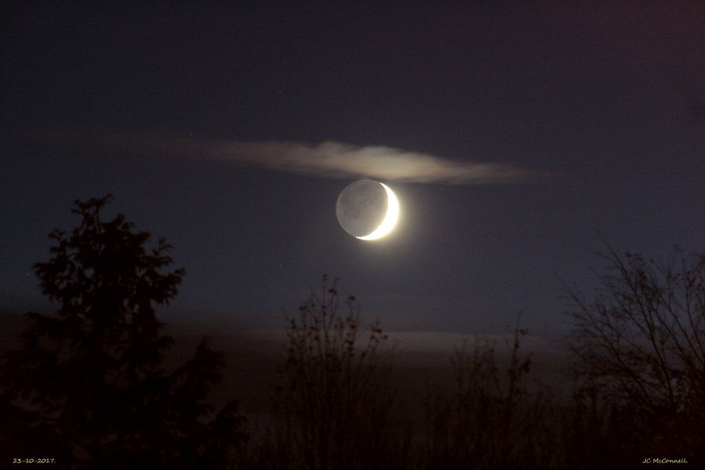 La Luna desde Maghaberry, Irlanda del Norte