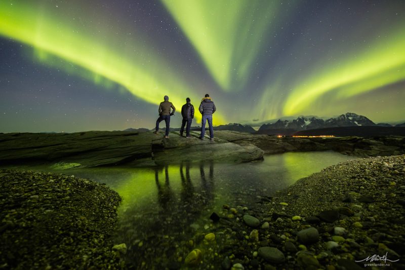 Auroras boreales desde Tromsø, Noruega