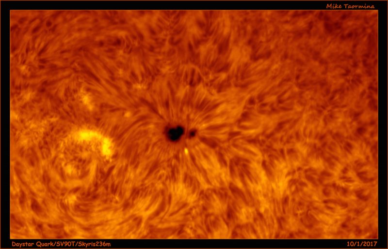 Imagen de la región activa 2683 en el Sol