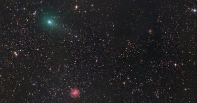 El Cometa C/2017 O1 (ASASSN1) y el cúmulo abierto NGC 1624